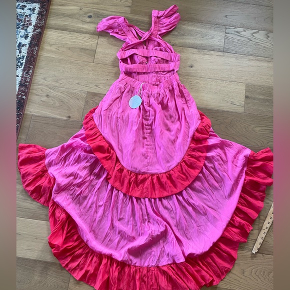 Petal and Pup selma tiered mini dress Medium - Picture 6 of 9